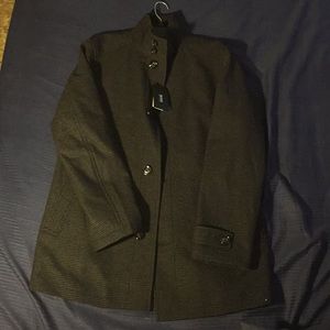 Hugo boss peacoat with tag